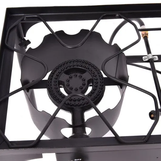 150000 BTU Double Burner Outdoor Stove BBQ Grill