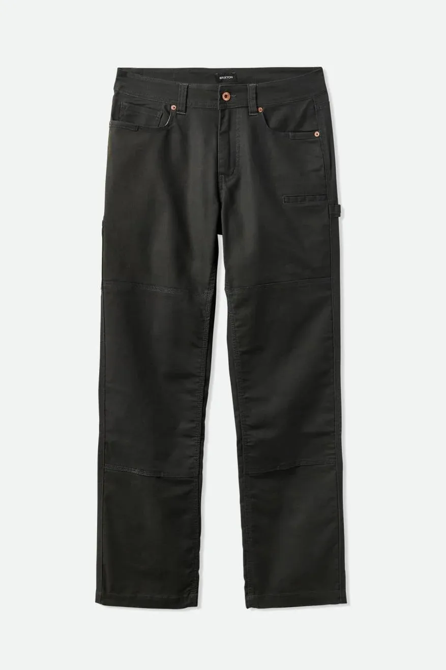 BRIXTON BUILDERS CARPENTER PANT - WASHED BLACK