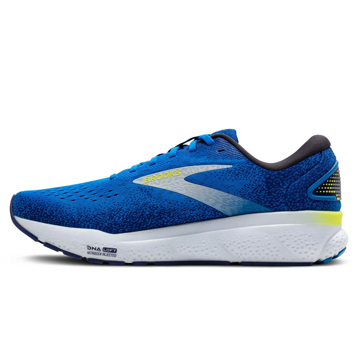 Brooks Ghost 16 Mens | Electric Blue/navy/lemon