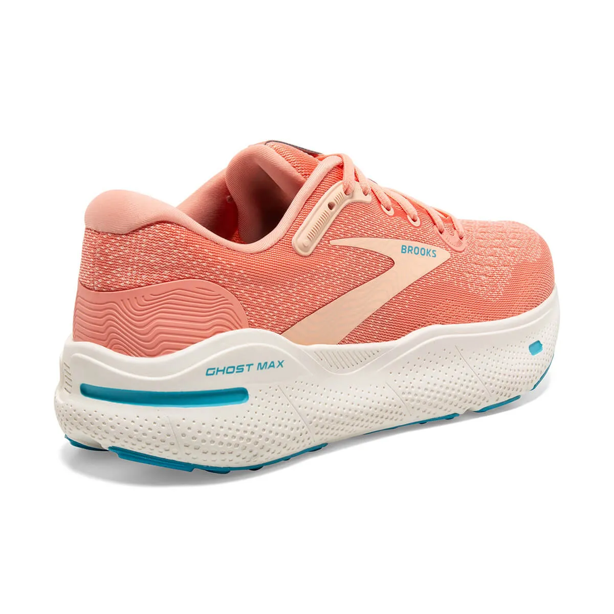 Brooks Ghost Max Womens | Papaya/apricot/blue