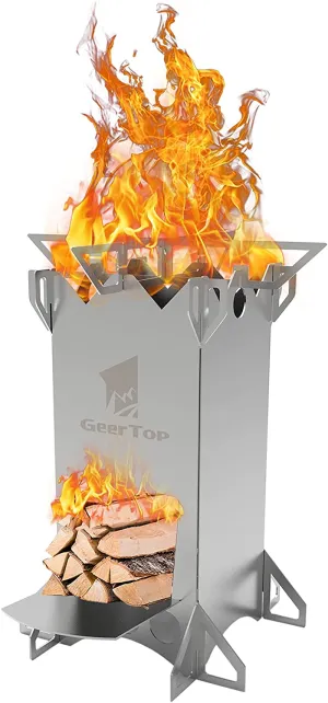 GeerTop Stainless Rocket Stove