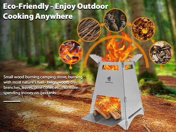 GeerTop Stainless Rocket Stove