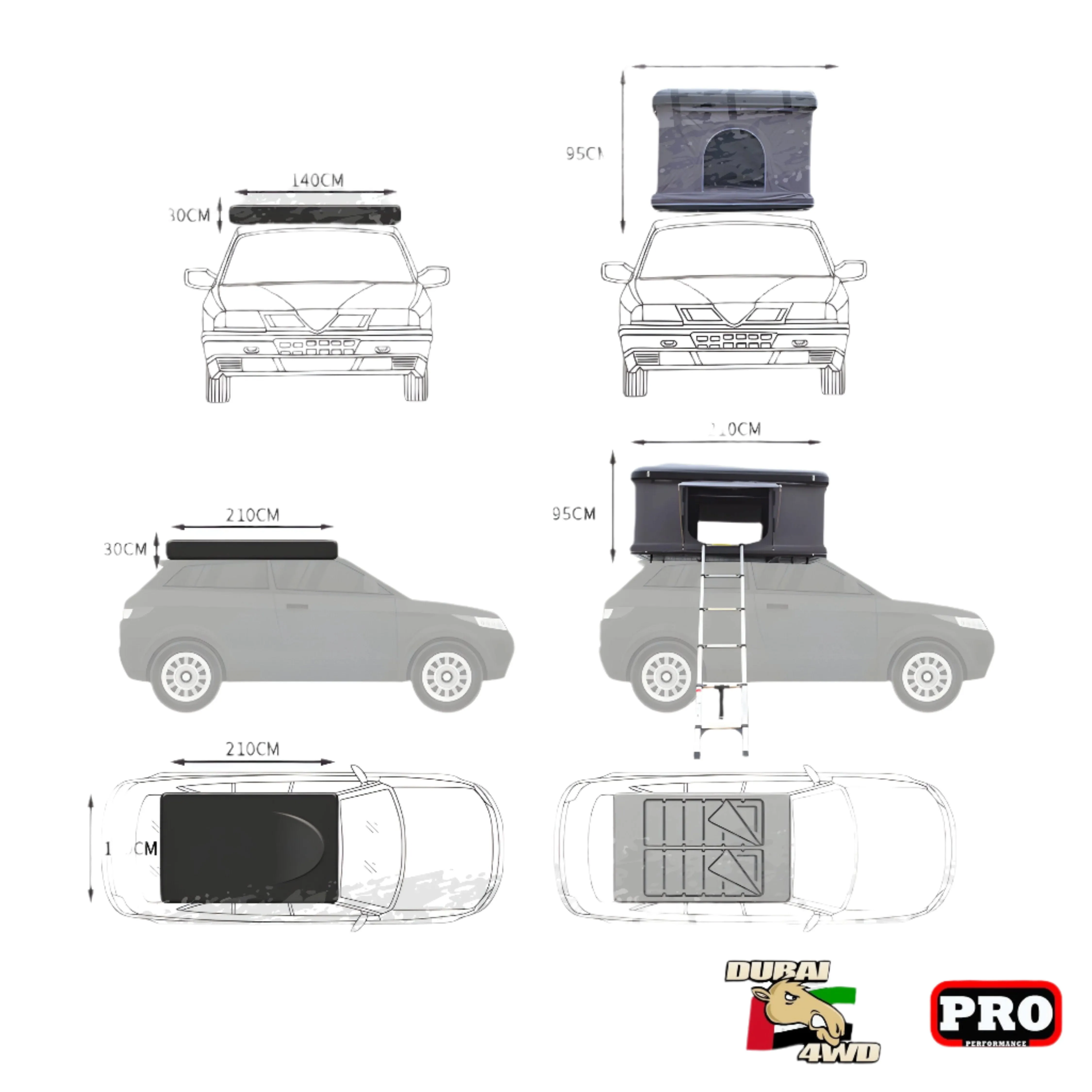 Hard Shell Roof Top Tent