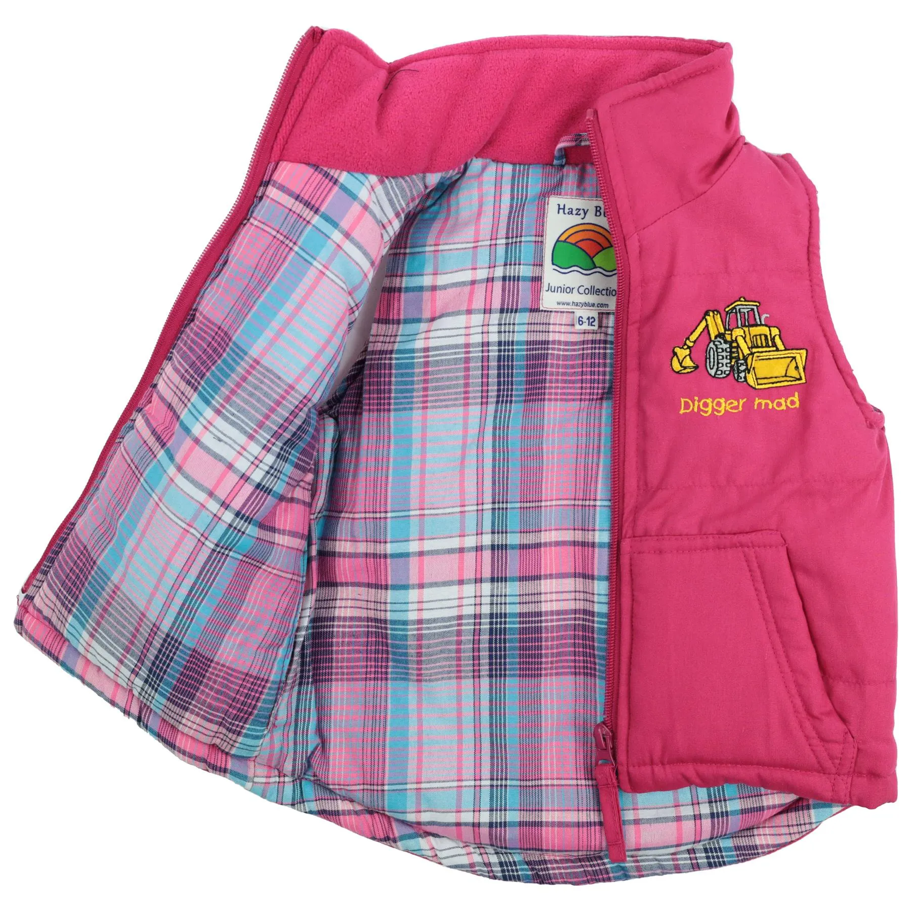 Hazy Blue Kids Country Padded Gilet