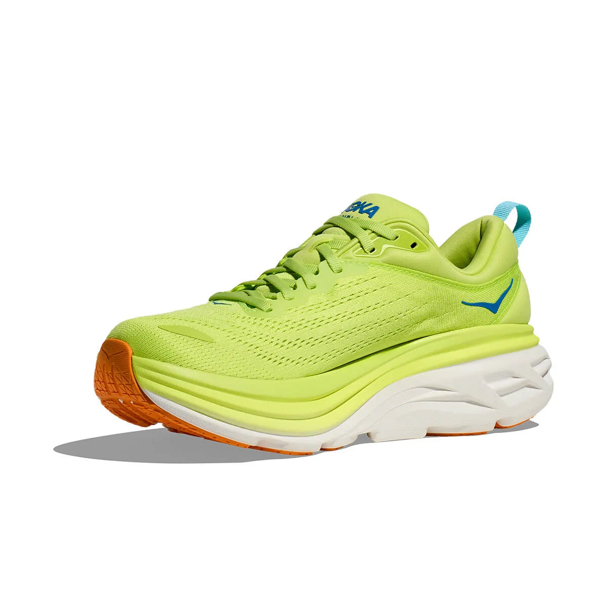 Hoka Bondi 8 Mens | Lettuce / Solar Flare