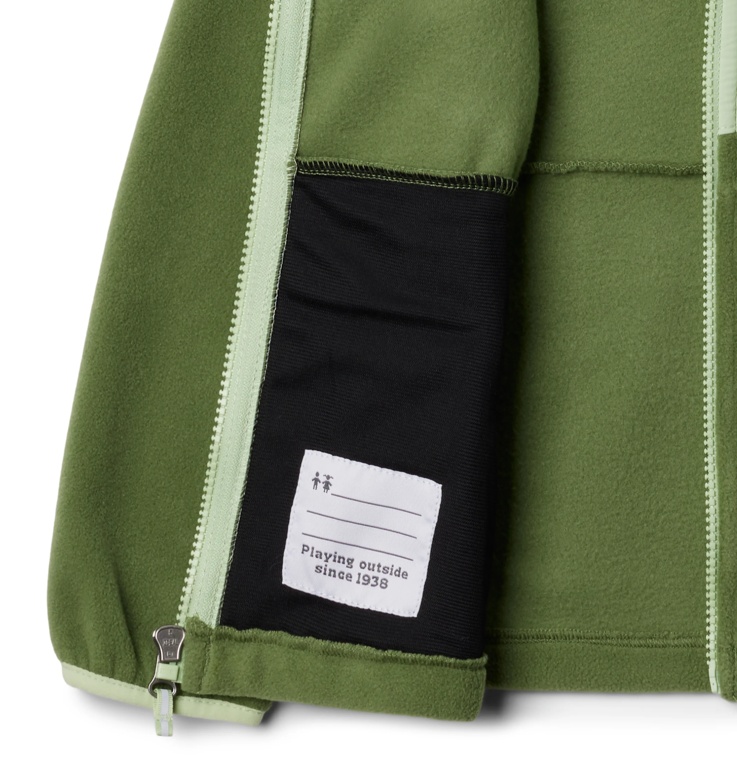 KID'S FAST TREK III FLEECE FULL ZIP - CANTEEN/SAGE