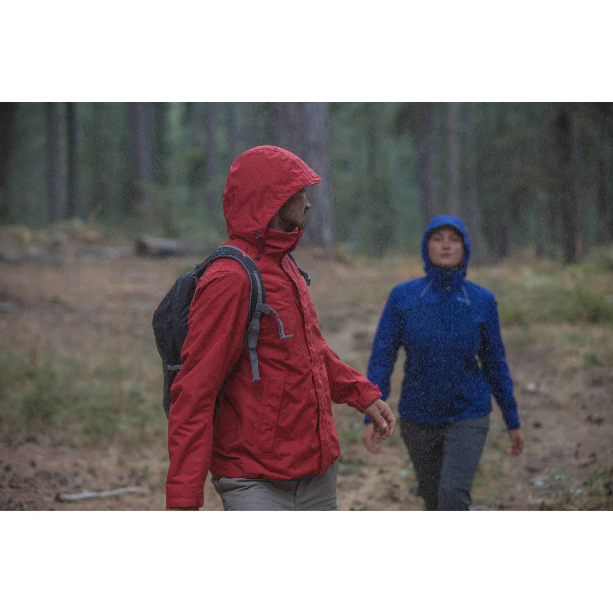 Men's Hiking Waterproof Rain Jacket Arpenaz 300