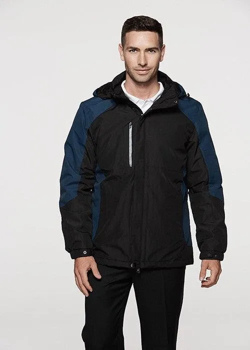 Mens Napier Jacket - Black/Blue