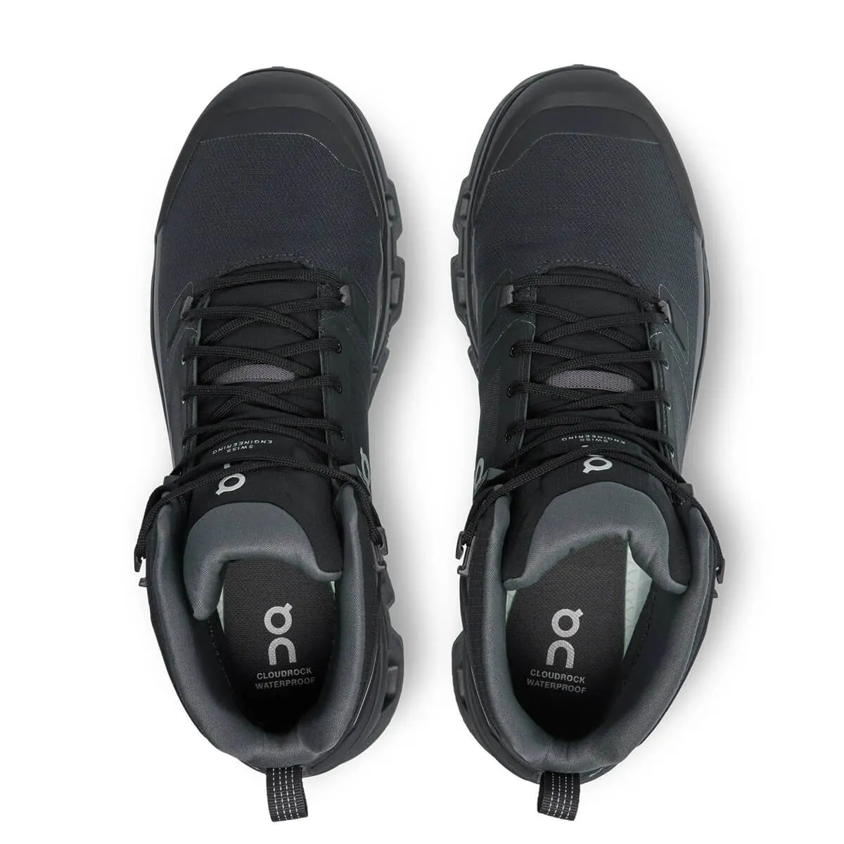 ON Cloudrock 2 Waterproof Mens | Black / Eclipse