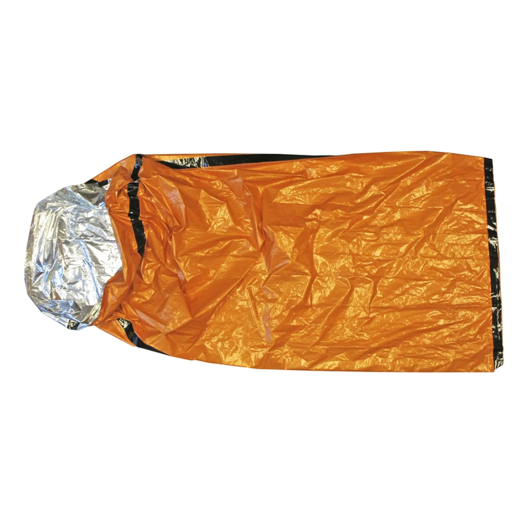 Orange Emergency Aluminized PE Heavy Duty Mylar Sleeping Bag