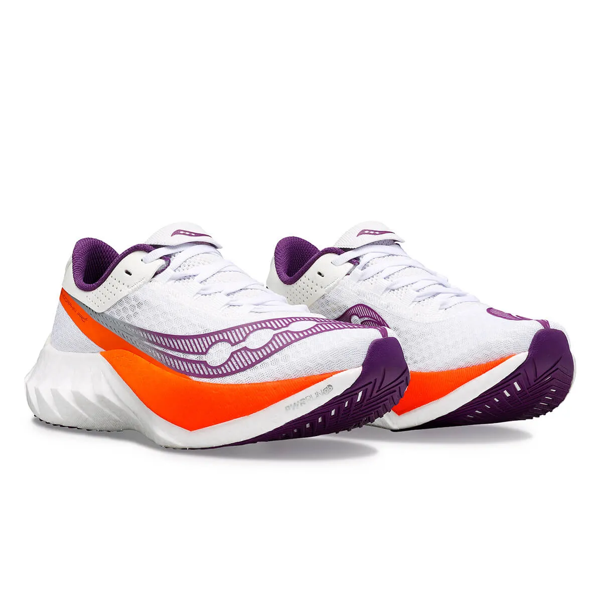 Saucony Endorphin Pro 4 Womens | White/violet