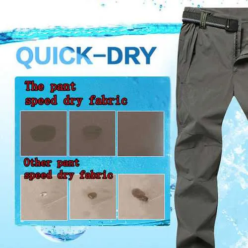 Size S-6XL Outdoor Mens Sunscreen Trousers Fast Drying Super Light Breathable Climbing Pants