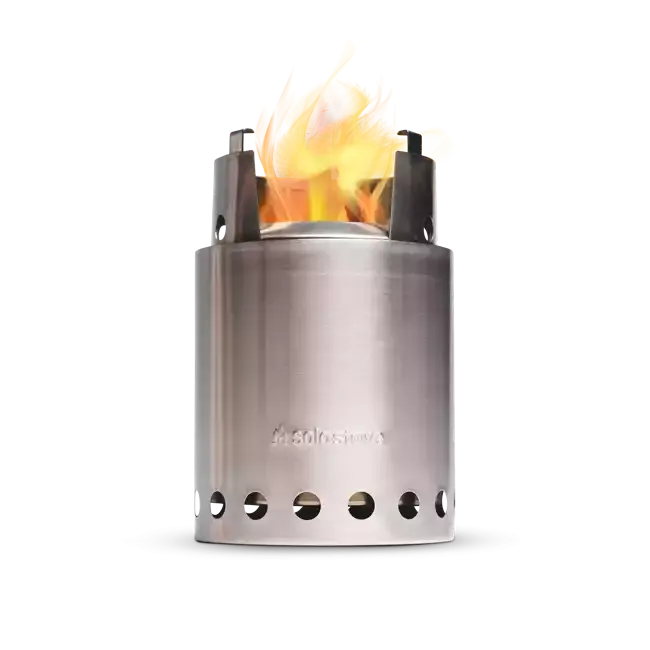 Solo Stove Stainless Steel Titan Camp Stove - Portable &amp; "Smokeless"