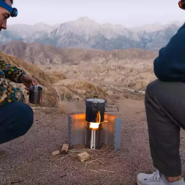 Solo Stove Stainless Steel Titan Camp Stove - Portable &amp; "Smokeless"