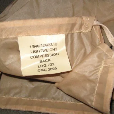 Storage Bags: Compression Sack. British. New. Tan.