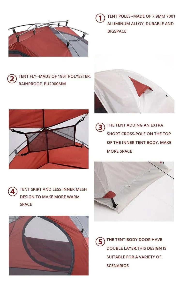 Tent 2-3 People Backpacking