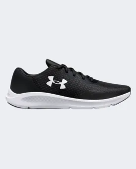 Under Armour Charged Pursuit 3 Men Running Shoes Black/White