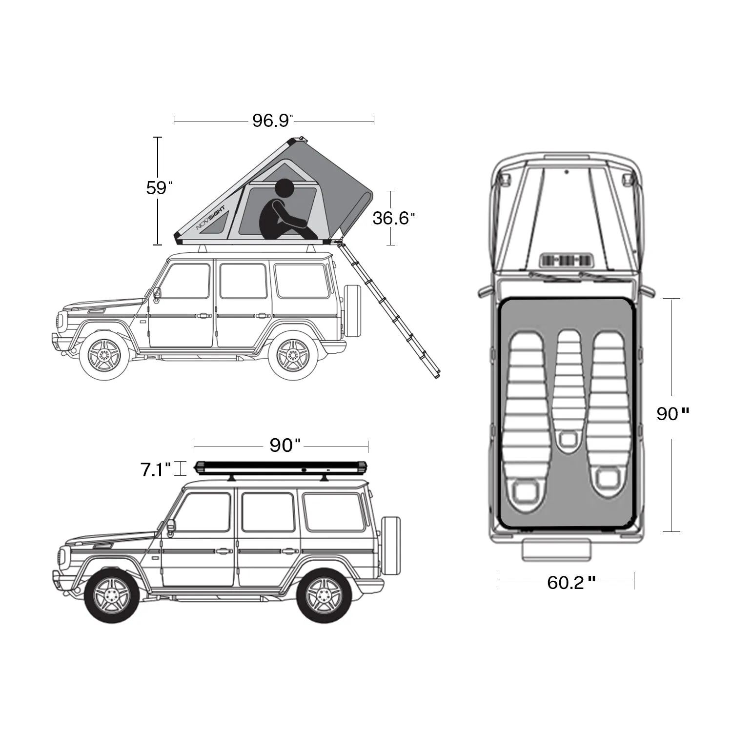 Zebra Rooftop Tent